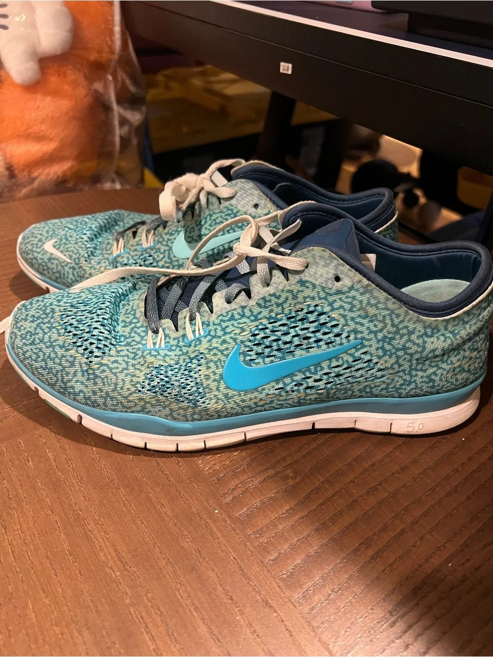 Nike Free 5.0 TR Fit 4 Blue Teal Training Shoes Women’s Size 9 - Picture 2 of 5